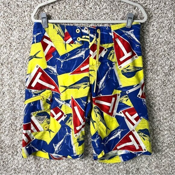 Columbia Other - Columbia Board Shorts Mens 32 PFG Omni-Shield Terminal Tackle Fish Bottle Opener